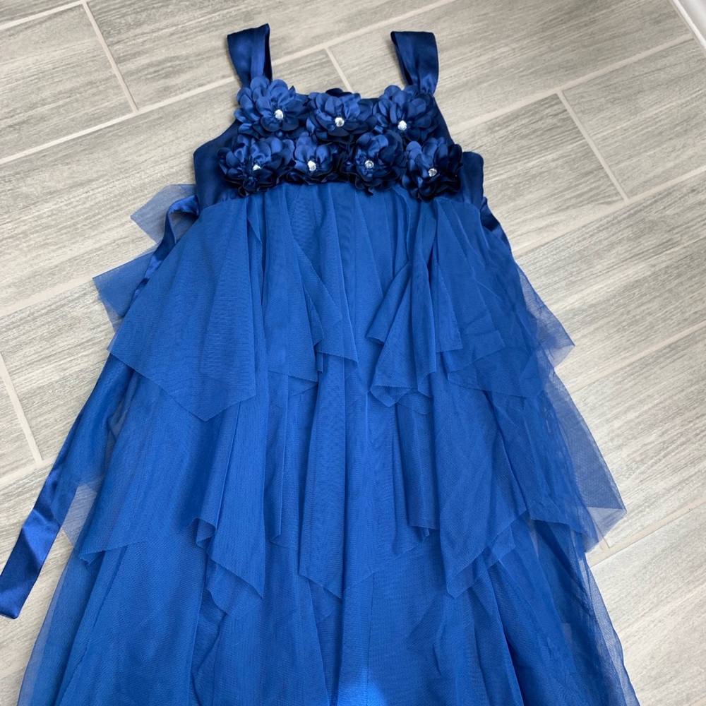 Blue flower dress